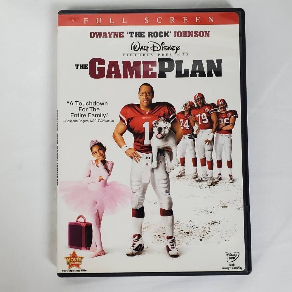The Game Plan (DVD, 2007) Dwayne “The Rock” Johnson – Disney Family Comedy